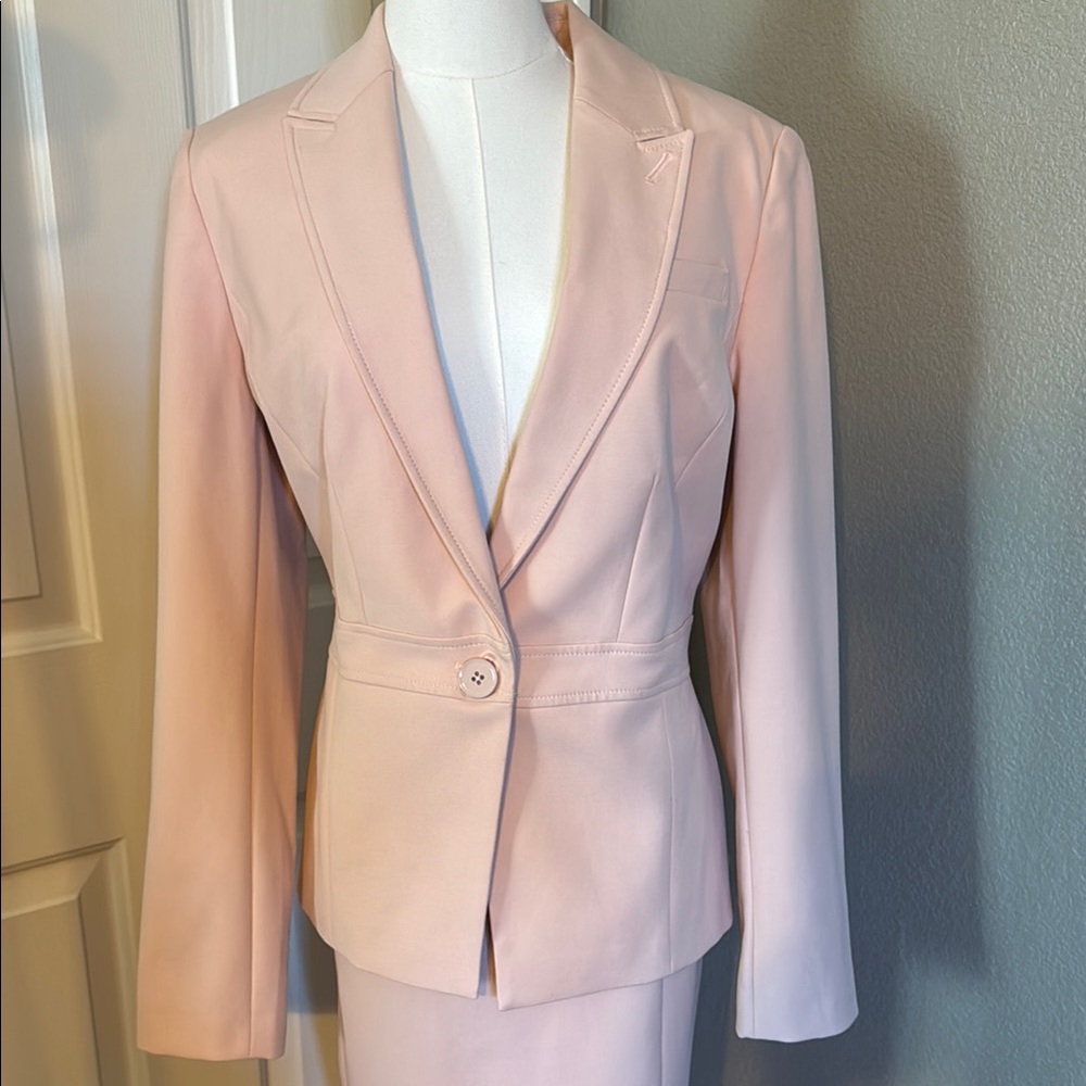 White House Black Market Light Pink Blazer